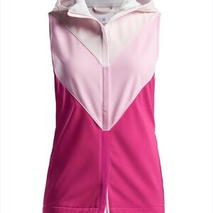 G/FORE Pink Vest Colorblock Sz Small Golf